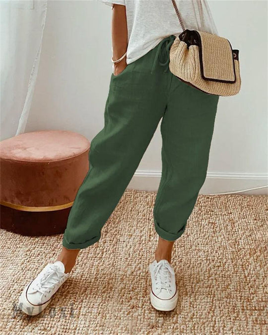 Avaria - Leichte Sommerhose Mit Weitem Bein