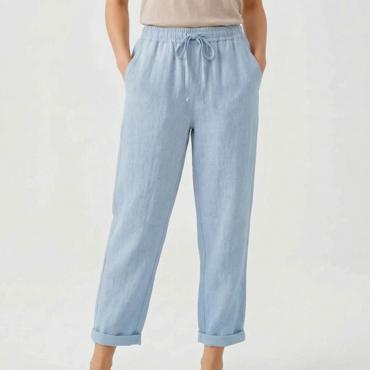 Avaria - Leichte Sommerhose Mit Weitem Bein