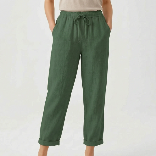 Avaria - Leichte Sommerhose Mit Weitem Bein