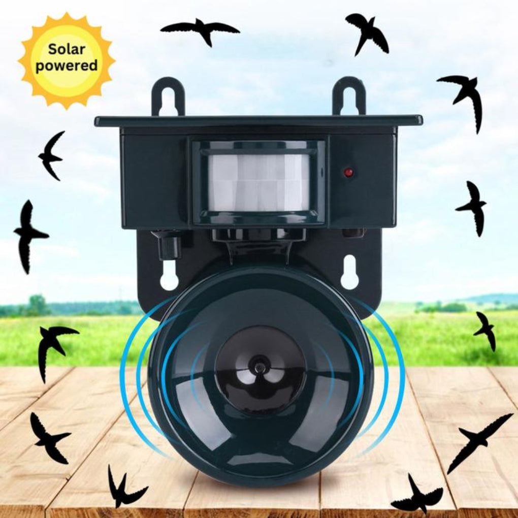 BirdSonix - Bewegungsaktivierter Ultraschall-Tiervertreiber Für Gärten