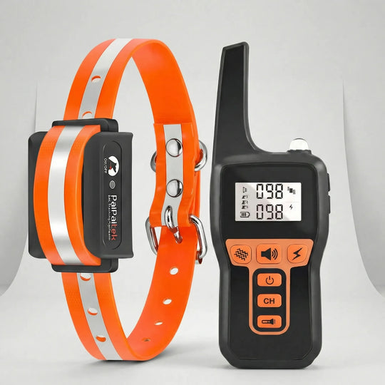 CalmiCollar - Fernbedientes Hundetrainingshalsband Orange Decorique.de