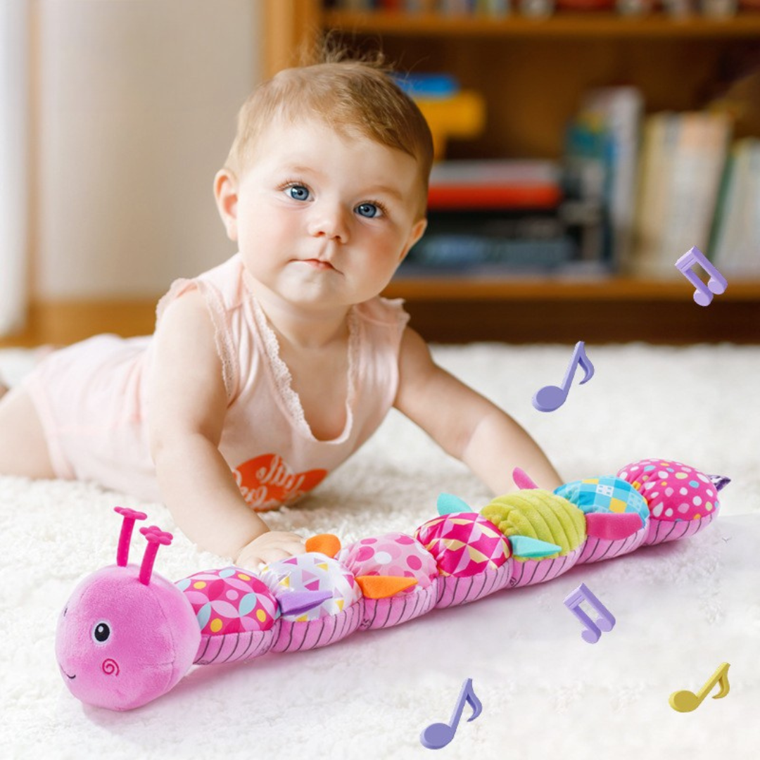 Caterbly - Musikalische Spielraupe Für Babys Rosa Decorique.de