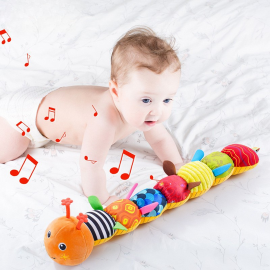 Caterbly - Musikalische Spielraupe Für Babys Orange Decorique.de