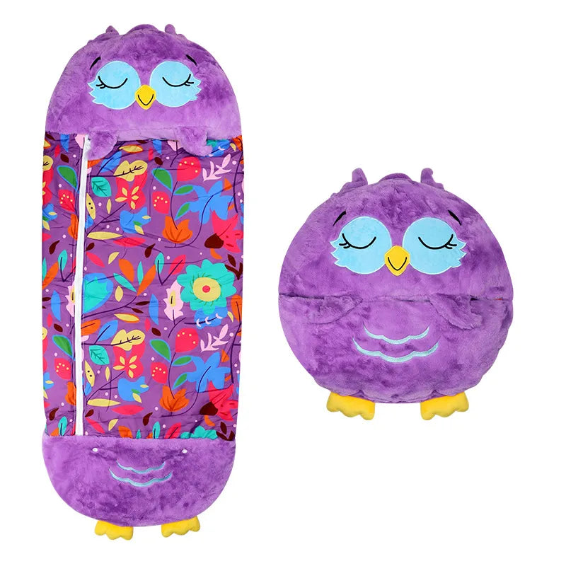 Cuddlio - Kinder Schlafsack Kuscheltier Kombination Decorique.de
