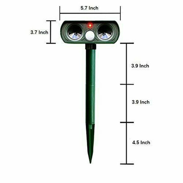 Scareguard - Solargetriebener Ultraschall-Tiervertreiber Mit Bewegungsmelder