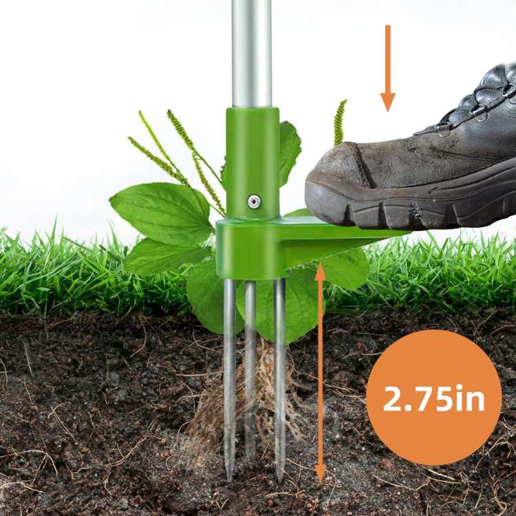 RootGrip - Aufrechter Unkrautstecher Mit Drehmechanik