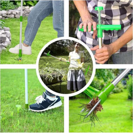 RootGrip - Aufrechter Unkrautstecher Mit Drehmechanik