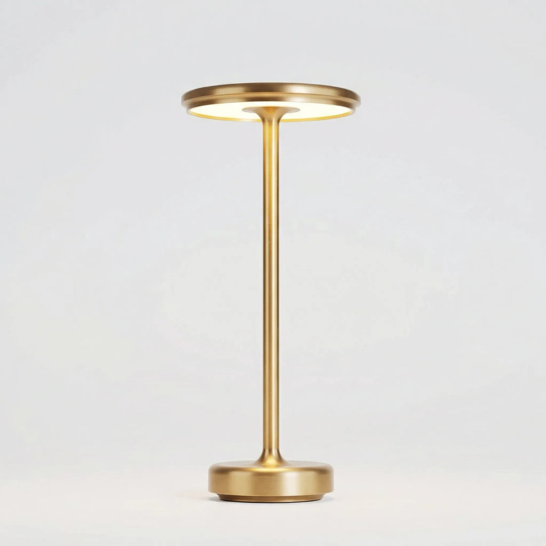 LumeDesk - Kabellose Tischleuchte Gold Decorique.de