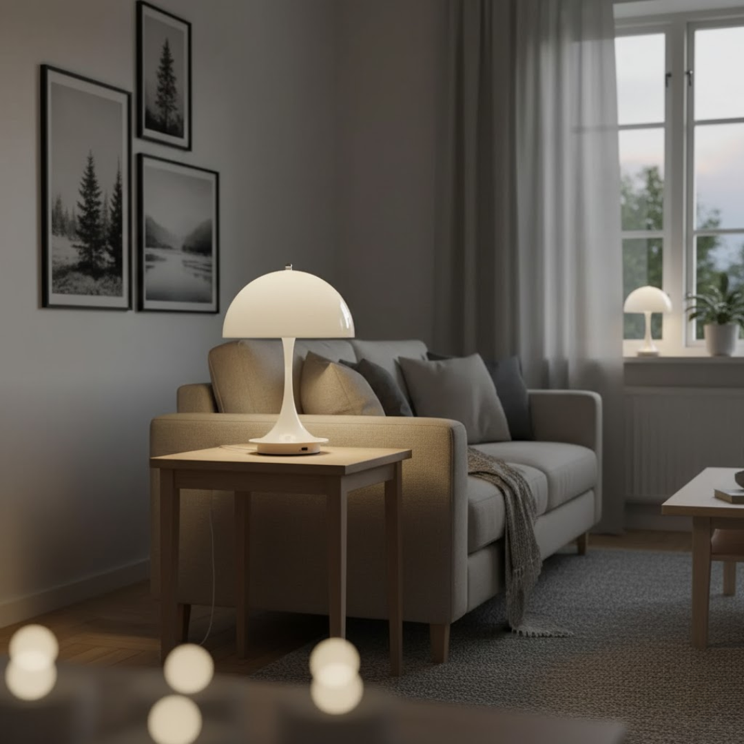 Glowlette - Kabellose Tischlampe Mit Kuppel Decorique.de
