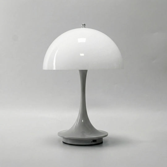 Glowlette - Kabellose Tischlampe Mit Kuppel Grau Decorique.de