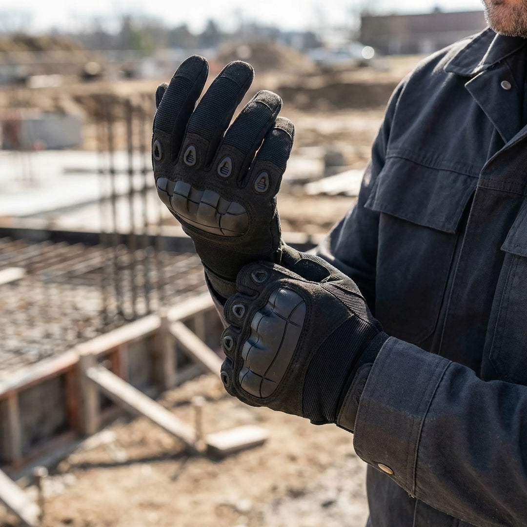 Griplord - Taktischer Vollfingerhandschuh Mit Knöchelschutz