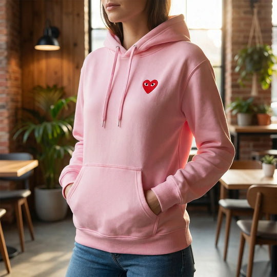 Heartelle - Kapuzensweater Mit Herzdetail Decorique.de