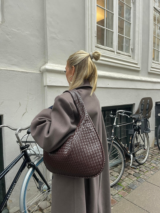 Nexira - Geräumige Schultertasche Mit Flechtmuster