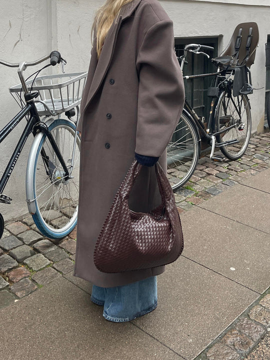 Nexira - Geräumige Schultertasche Mit Flechtmuster