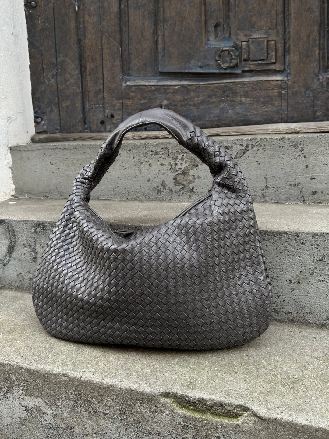 Nexira - Geräumige Schultertasche Mit Flechtmuster