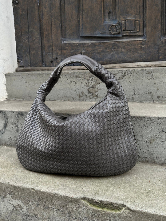Nexira - Geräumige Schultertasche Mit Flechtmuster
