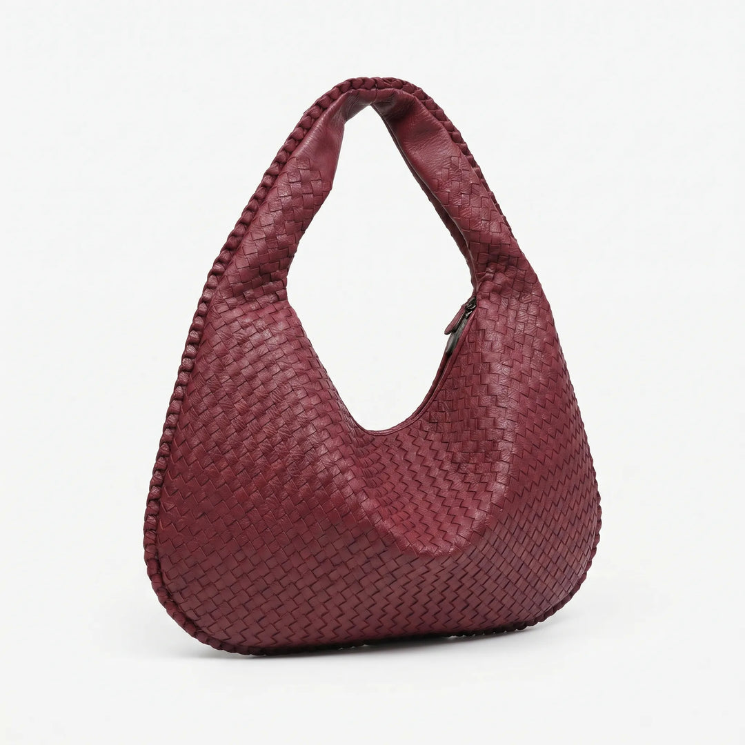 Nexira - Geräumige Schultertasche Mit Flechtmuster