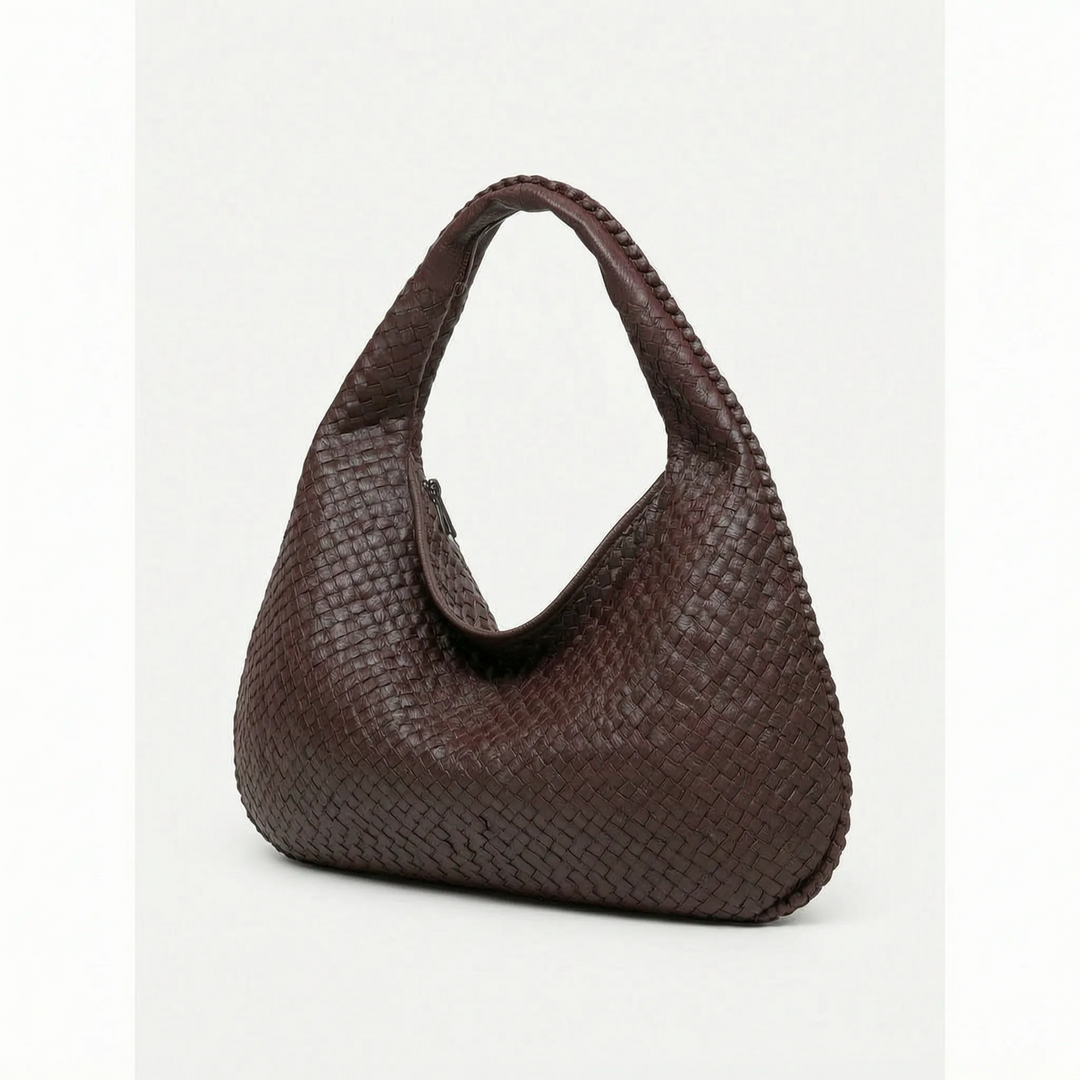 Nexira - Geräumige Schultertasche Mit Flechtmuster