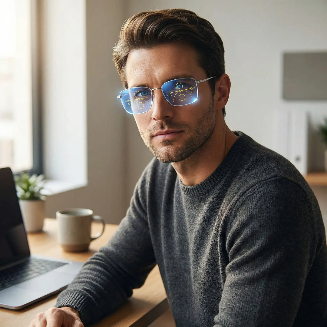 Omnifocal - Progressive Gleitsichtbrille Mit Selbsttönung