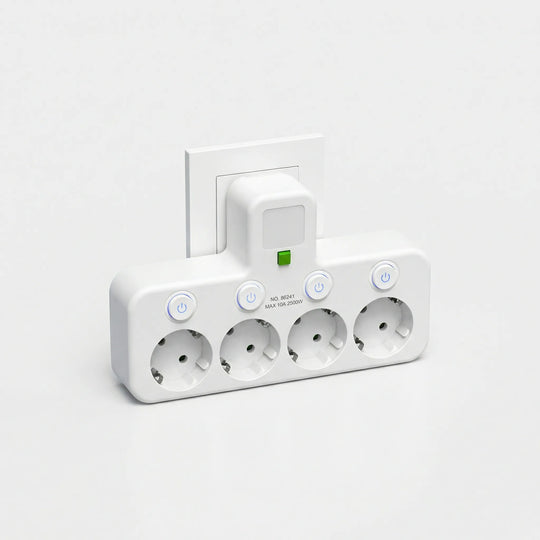 Powerlyst - Wandsteckdosenleiste Mit USB Weiß Decorique.de
