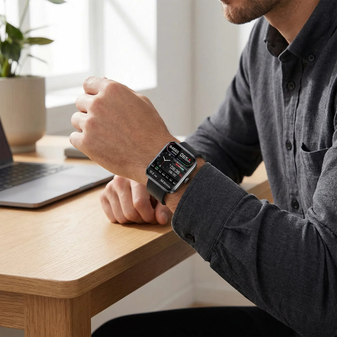 PulseMate - Rechteckiges Smartwatch Design Decorique.de
