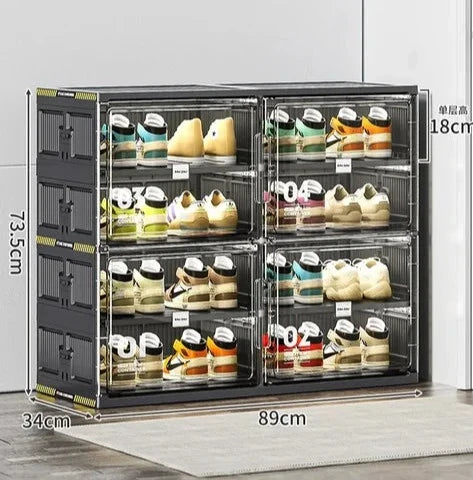 Shoebox - Stapelbares Schuhaufbewahrungssystem Mit Sichtfenster