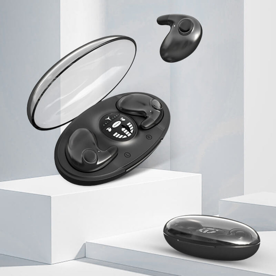 SilentNest - Unsichtbare Kabellose Ohrhörer Schwarz Decorique.de