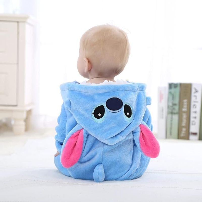 SnuggleBug - Babyganzkörperanzug Mit Kapuze Stitch Decorique.de