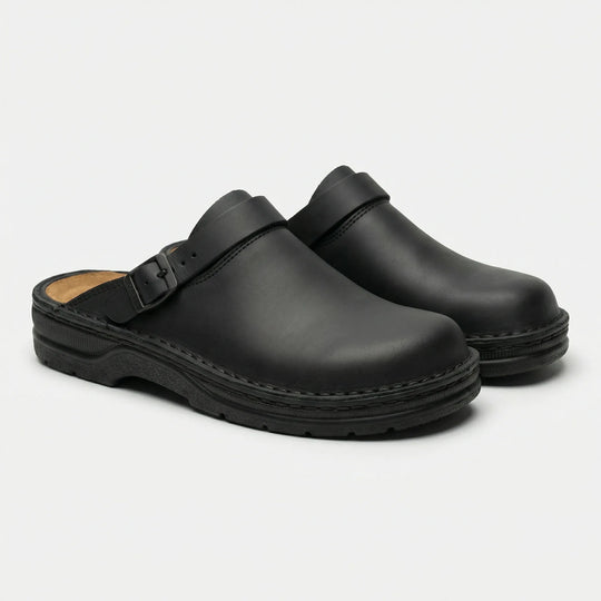 Steplyr - Slip On Herrenclog Schwarz Decorique.de