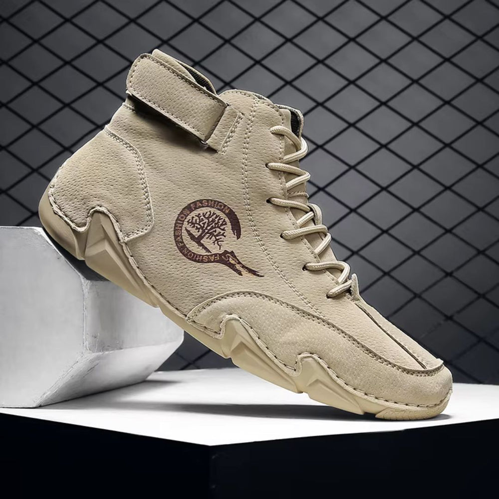 Trailform - Barfußschuh Mit Hohem Schaft Und Schnürung