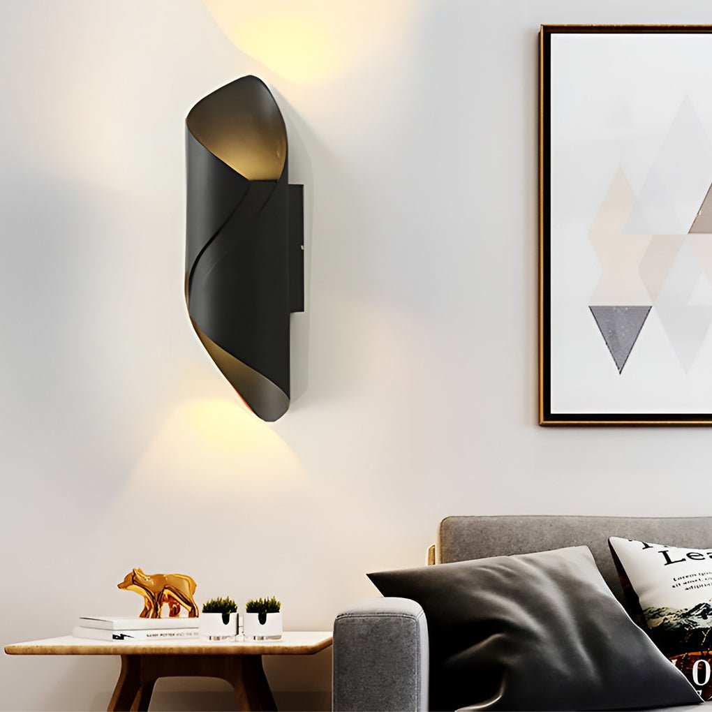AcriGlow | Außenwandleuchte – Wasserdichtes LED-Design für Langlebigkeit Schwarz Decorique.de