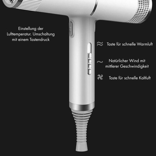 AeroDry | Professioneller Hochleistungs-Haartrockner für schnelles, schonendes Styling Decorique.de