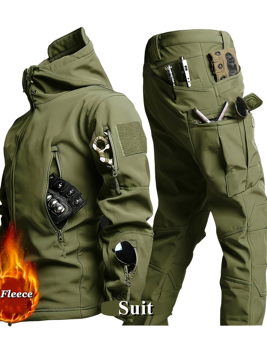 Andreas | Herren Softshell Winter-Set – Jacke & Hose Decorique.de