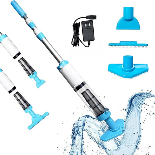AquaSweep | 3 in 1 kabelloser, wiederaufladbarer Poolstaubsauger Decorique.de
