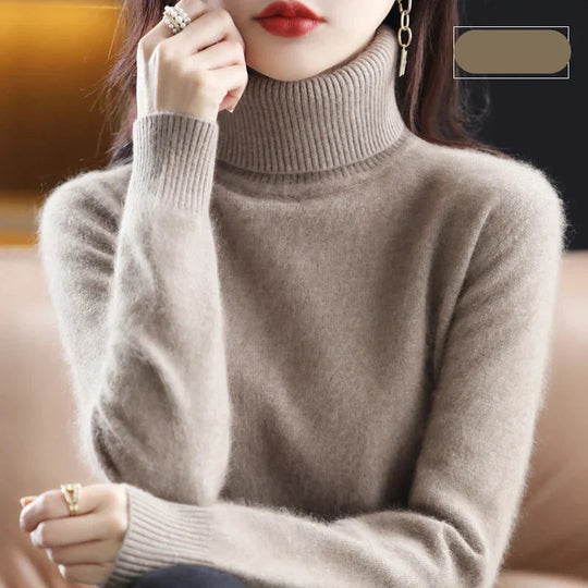 Ara | Weicher Rollkragenpullover aus Kaschmir | Damen Camel Decorique.de