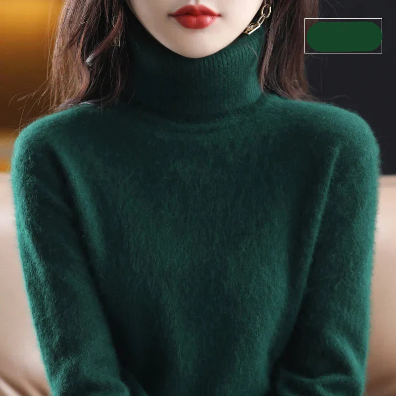 Ara | Weicher Rollkragenpullover aus Kaschmir | Damen Grün Decorique.de