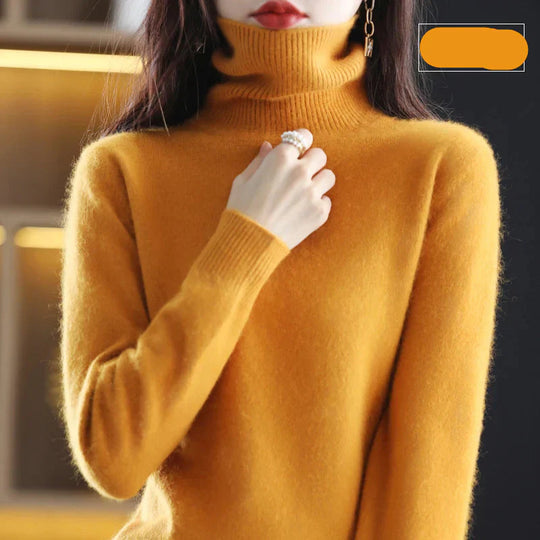 Ara | Weicher Rollkragenpullover aus Kaschmir | Damen Orange Decorique.de
