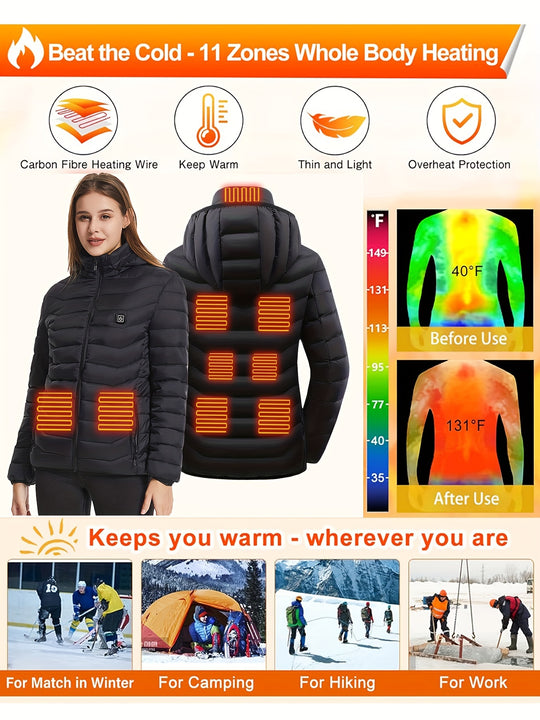 Athena | Damen Heizjacke – USB-aufladbar & Leichtgewicht Decorique.de