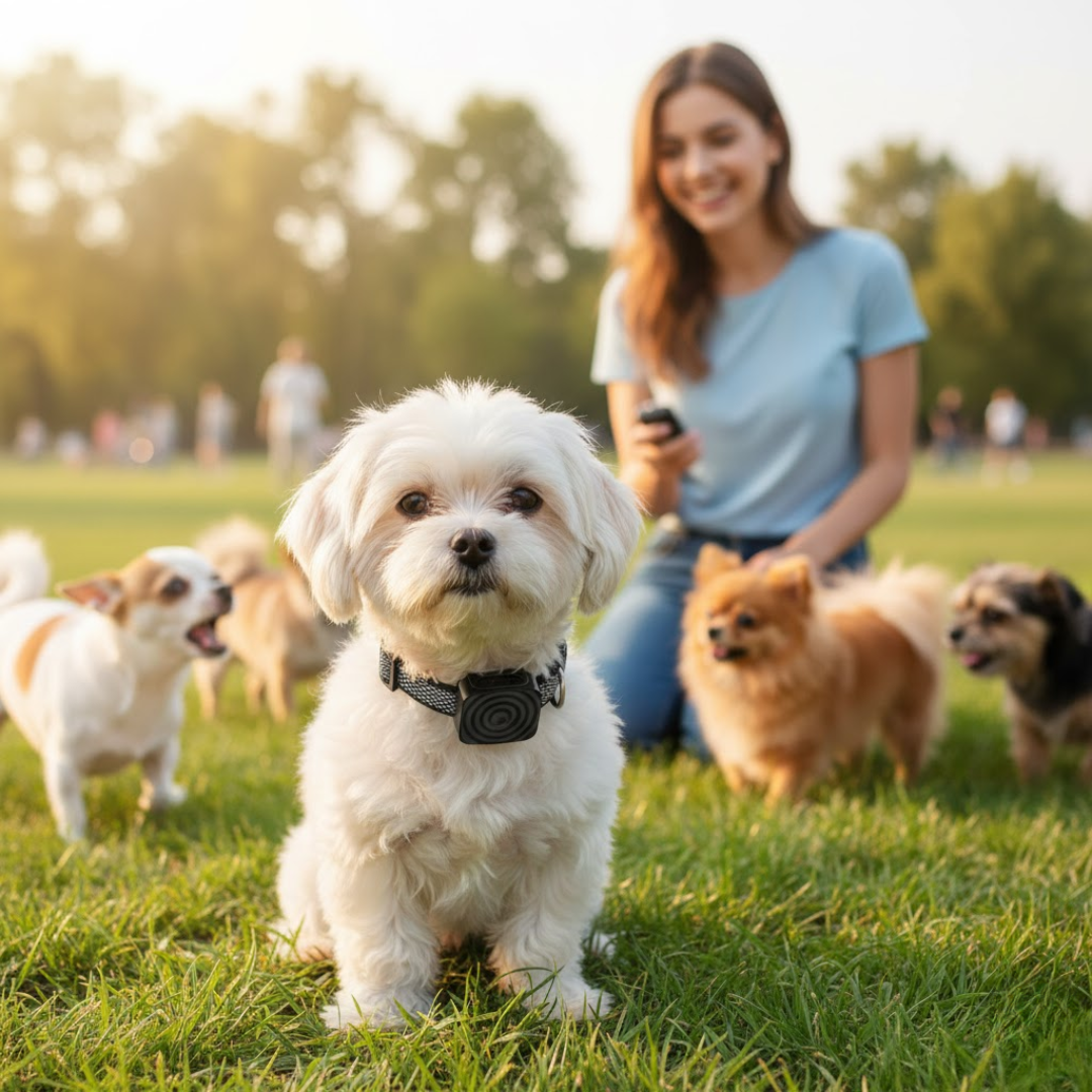 BarkEase | Sanftes Trainingshalsband für kleine Hunde Decorique.de