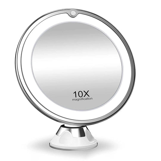 BeautyPro | 10x Vergrößerung LED Schminkspiegel mit Beleuchtung Decorique.de