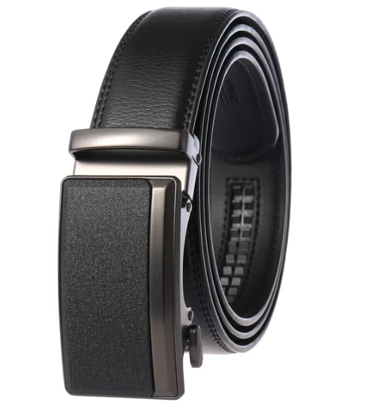 BoldBelt | Eleganter Herrengürtel mit Automatischer Schnalle Schwarz eins Decorique.de