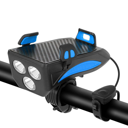 BrightRide | 4-in-1 Fahrradlicht mit Powerbank und 1500 Lumen LED Blau Decorique.de