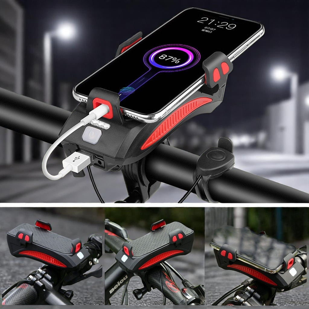 Fahrradlicht 1500 Lumen LED 4in1 Powerbank Hell Sicher Nacht