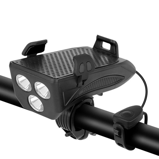 BrightRide | 4-in-1 Fahrradlicht mit Powerbank und 1500 Lumen LED Schwarz Decorique.de