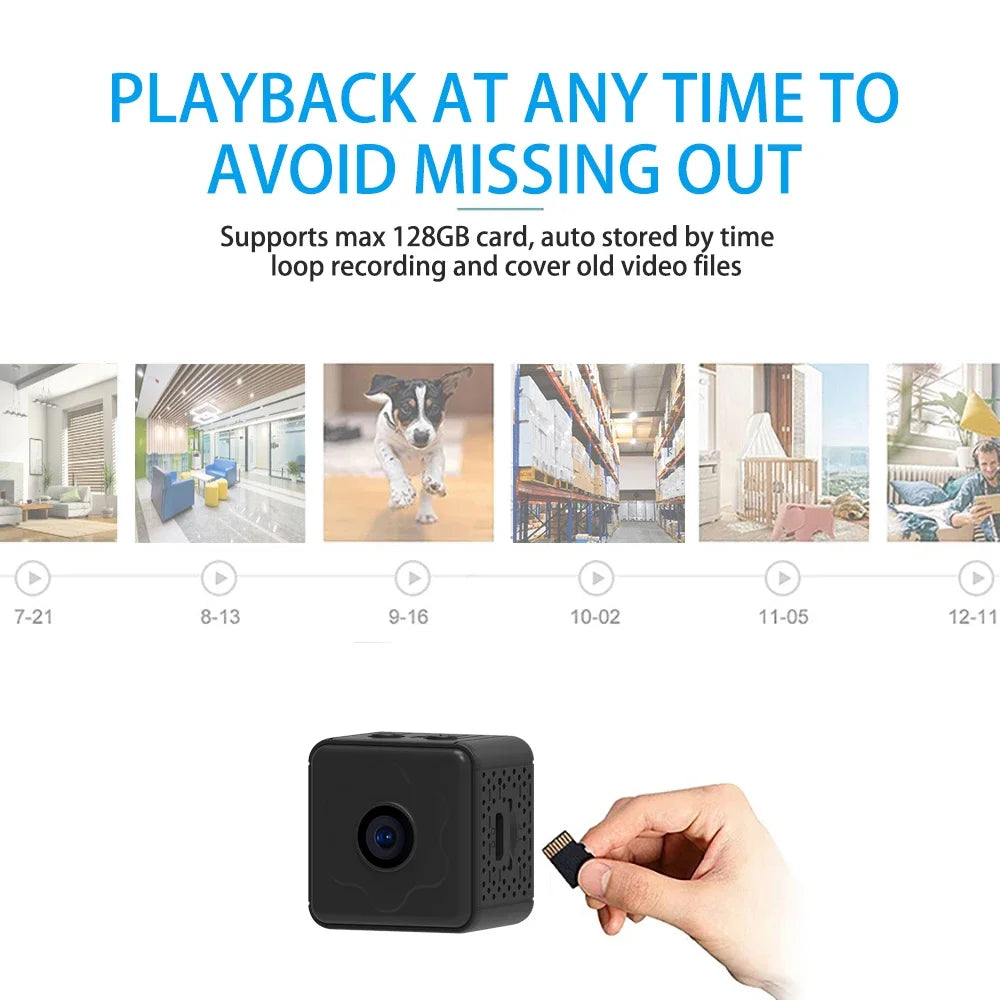 CamDot | Kabellose Smart-Kamera mit 128 GB SD-Kartensupport Decorique.de