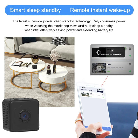 CamDot | Kabellose Smart-Kamera mit 128 GB SD-Kartensupport Decorique.de