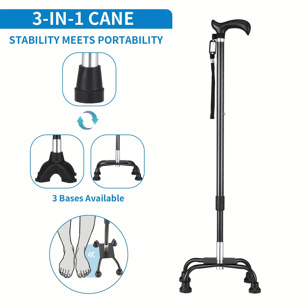 CarbonGlide | Gehstock aus Carbon – Ultraleicht & Höhenverstellbar Decorique.de