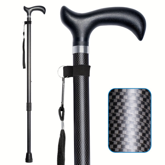 CarbonGlide | Gehstock aus Carbon – Ultraleicht & Höhenverstellbar Decorique.de