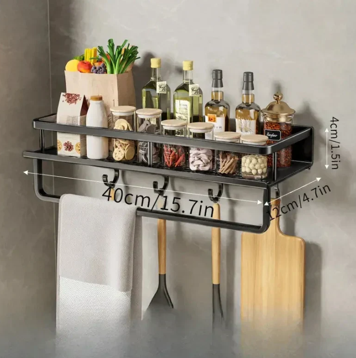 ChefRack | Elegantes Hängeregal für Küchenutensilien 40cm mit Halterung Decorique.de