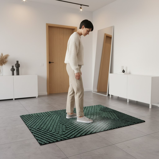 CleanStep | Dauerhaft Rutschfest Sandfänger Fußmatte Decorique.de